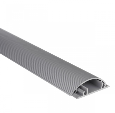 CANALETA DE ALUMINIO DE 1M PVC ANTIFLAMA CON CINTA AUTO ADHERIBLE